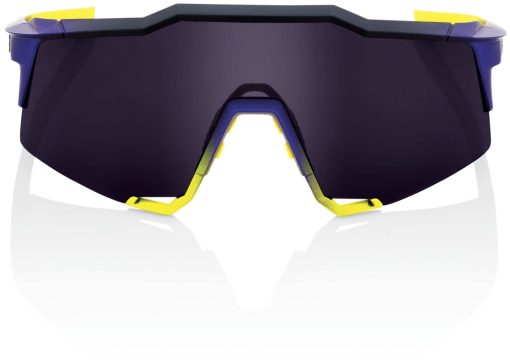 Lentes de Ciclismo de Alto Rendimiento 100% SPEEDCRAFT (Mate Metalico Digital Brillante - Lente Morado Oscuro) - Imagen 2