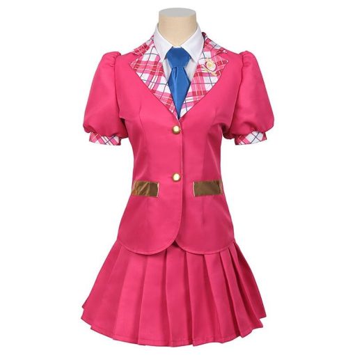Disfraz de Cosplay de Halloween Anime de la Escuela Princess Delancey para Ninas (Rojo, Talla Extra Grande)