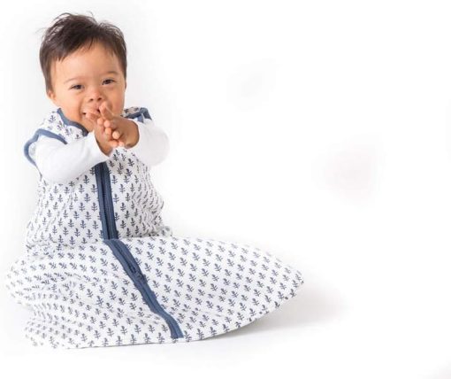 Manta Acolchada de Algodon Organico Malabar Baby TOG 2.2 Saco de Dormir para Bebes Recien Nacidos, Unisex, Grande, Fuerte, Extra Grande (36-48M) - Imagen 2