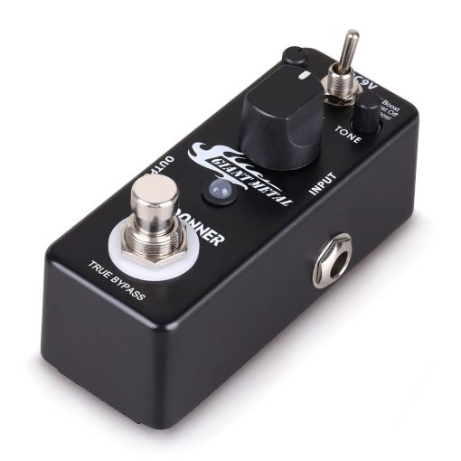 Pedal de Distorsion de Metal Donner Giant - Distorsion de Refuerzo para Guitarra Electrica, 3 Modos True Bypass - Imagen 6