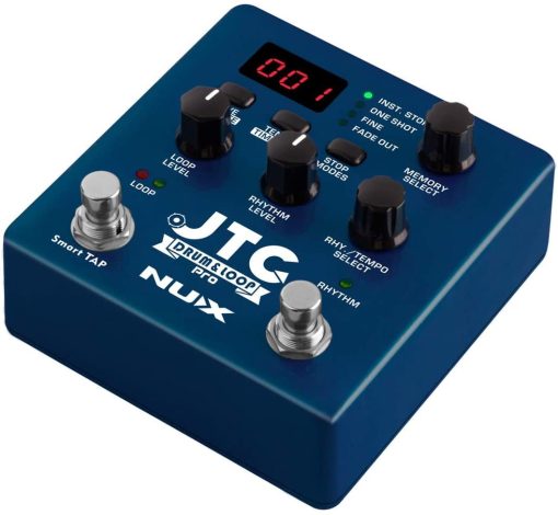 Paquete de Pedal de Bateria y Loop Briskdrop NUX JTC Pro con 2 Cables de Instrumento MXR y Afinador Clip-On Snark, jtcprobundle1 - Imagen 4