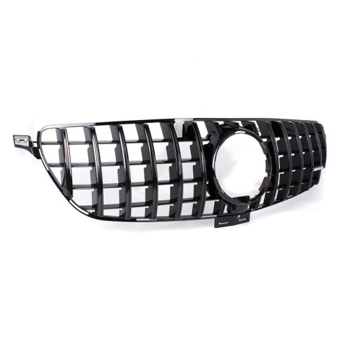 Parrilla delantera GTR para Mercedes Benz GLE Coupe W166 GLE350 GLE400 2016-2018 (Negro) - Imagen 2