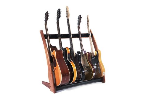 Ruach GR-2 Curve Soporte de Guitarra de 5 Formas Personalizable para Guitarras y Estuches - Caoba - Imagen 2