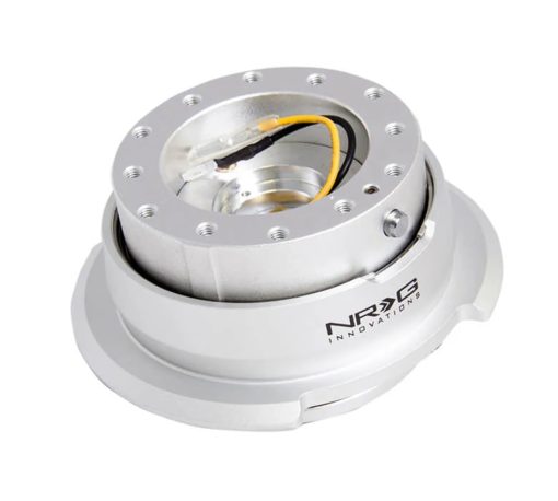 Kit de liberacion rapida NRG Innovations SRK-280SL (Plata/Anillo Plateado)