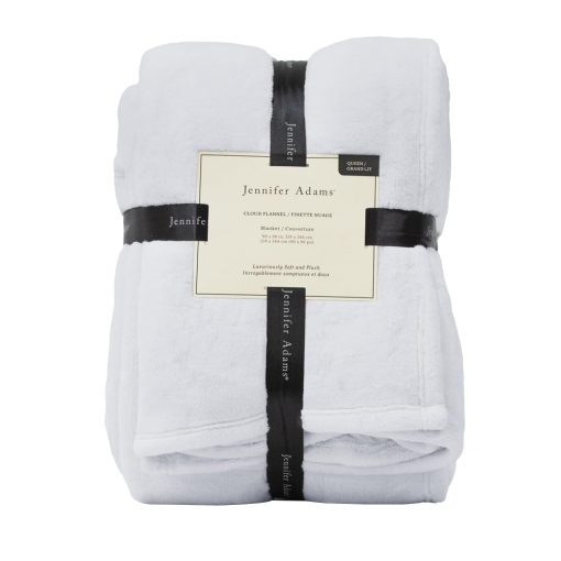 Manta Ultra Suave Jennifer Adams Queen/Full, Mantas de Cama Nube Suave y Ligera (Gris Susurro) - Imagen 6