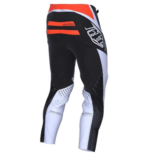 Pantalones de Motocross Offroad ATV Dirt Bike Motocicleta de Carreras para Hombre, SE Pro (Lanes Negro/Naranja, 34) - Imagen 2