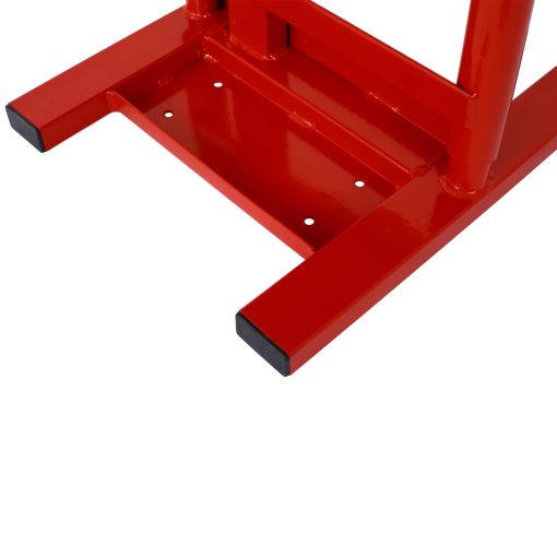Base de Elevacion de Motocicleta Ajustable de 11"-16.5" Soporte para Bicicleta de Motocross Capacidad de Carga de 330 lbs Soporte de Motocicleta de Acero para Reparacion y Mantenimiento de Motocicletas Rojo - Imagen 2