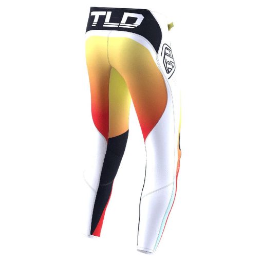 Pantalones de Carreras de Motocross Todo Terreno ATV para Hombre, SE Ultra (Amarillo/Acido Rojo, 34) - Imagen 2