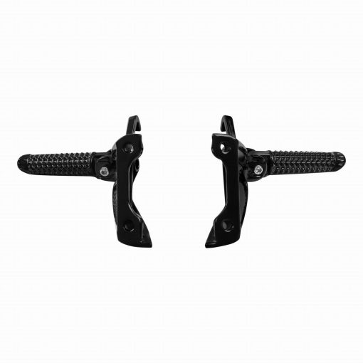 Soportes de reposapies traseros negros para pasajeros para Yamaha YZF-R6 YZF R6 2006-2016 2015 - Imagen 5