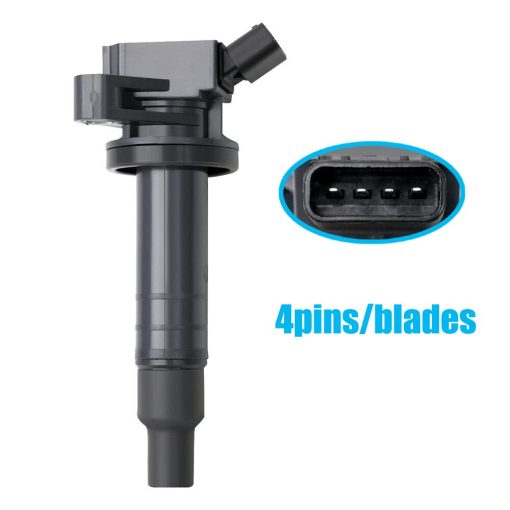 Paquete de Bobina de Encendido y Bujia de Iridio OYEAUTO UF247 Juego de 4pcs Compatible con Toyota Corolla Matrix Chevrolet Prizm 1.8L L4 - Imagen 6