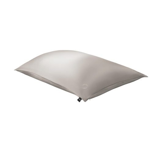 Funda de Almohada Dream Recovery - Seda de Morera Plata Infundida, Recuperacion Maxima, Piel y Cabello mas Saludables - La Experiencia de Sueno Definitiva - Cierre con Cremallera - Estandar - Hueso