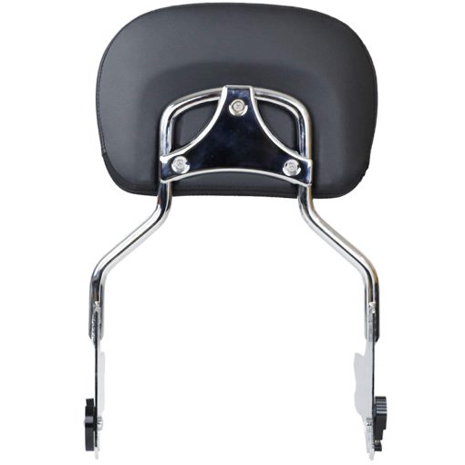AUFER Respaldo Desmontable Sissy Bar Respaldo Trasero con Almohadilla Compatible con Touring Road King Electra Glide Street Glide Road Glide FLHR FLHX FLHT FLTR 1997-2008 (Cromo) - Imagen 8