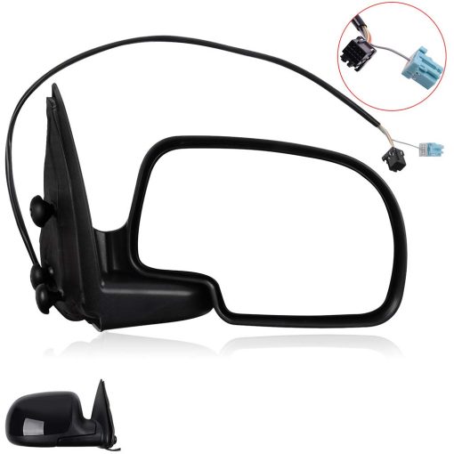 Espejo retrovisor lateral SCITOO lado del pasajero compatible con Chevy Avalanche 1500, Chevy Suburban 1500 2500, GMC Yukon, GMC Yukon XL 1500/Denali/2500 GM1321325 Potencia Calefaccion - Imagen 8
