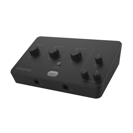 Interfaz de audio USB Creative Live! Audio A3 con grabacion y reproduccion de alta resolucion de hasta 24 bits y 96kHz, con monitoreo directo de cero latencia