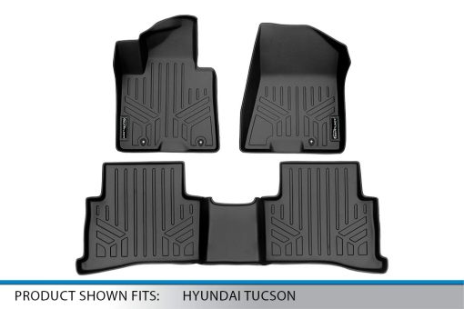 Juego de Tapetes para Piso SMARTLINER a Medida para Hyundai Tucson 2020-2021 - Negro - Imagen 5
