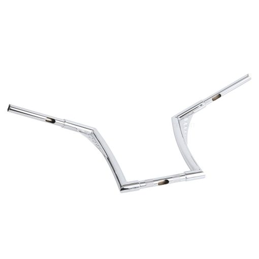 Manillar Batwing Ape Hanger de 14'' Rise 1-1/4'' compatible con Harley Sportster XL Softail FLST FXST Cromado - Imagen 3