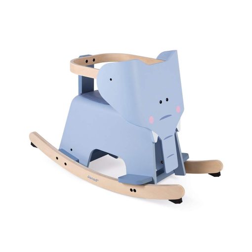 Elefante Mecedora Janod - Juguete Clasico de Madera para Montar - Edades 1+ - J08024