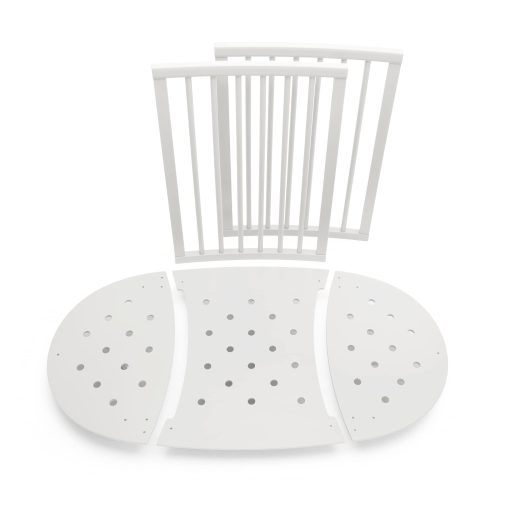 Extension de Cama Stokke Sleepi, Blanco - Convierte la Mini Cuna en Cama - Adecuado para Ninos de hasta 3 Anos - Colchon se Vende por Separado - Extiende la Cama a 50 Pulgadas