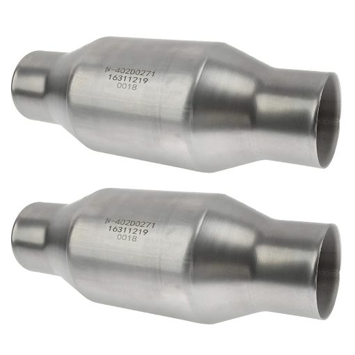 Conversor Catalitico Universal de 2.5" de Entrada/Salida, con Puerto O2 - Pack de 2 MAYASAF - Cumple con las normas de la EPA - Imagen 7