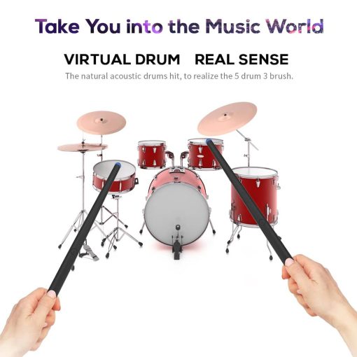Bateria electronica de somatosensoria GUAZI STORE instrumento musical portatil de percusion de rock para adultos principiantes/adultos/adolescentes - Imagen 8