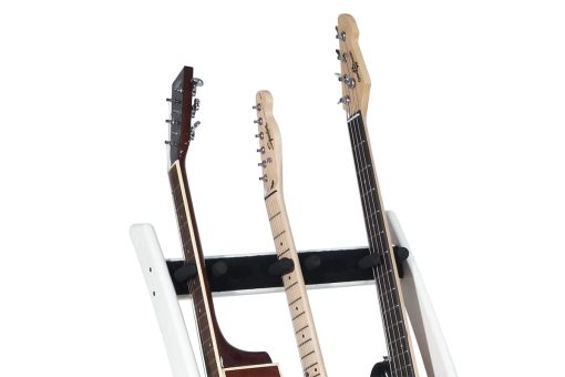 Ruach GR3 Curve 3 Way Soporte de Guitarra Personalizable para Guitarras y Fundas - Blanco - Imagen 4