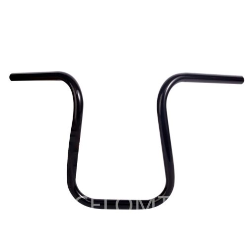 Manillar Ape Hanger Universal Redondo de 12'' de altura y 1'' de diametro en Negro Brillante