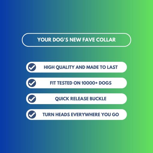 Collar para Perros Tactico Spark Paws - Collar de Calidad Premium, Diseno Robusto y Duradero para Razas Grandes y Fuertes - Pitbulls, Boxers - Ola de Lima - Imagen 6