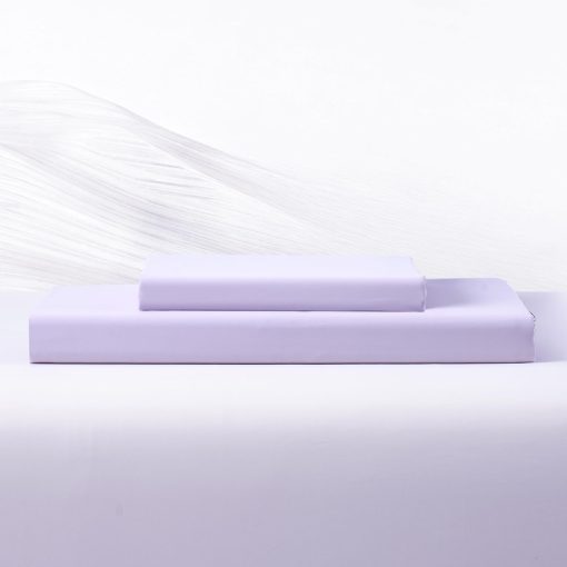 Juego de Sabana Ajustable Cooling Twin Size con 1 Funda de Almohada, Q-Max > 0.4 Aerocool® 2 PCS sin Sabana Plana, Refrigerante para Sudores Nocturnos, Durmientes Calurosos, Niebla de Lavanda