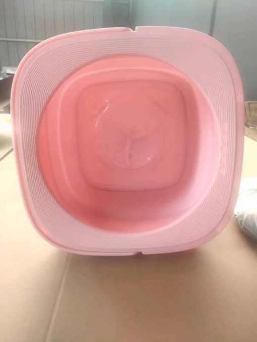 Lavadora Portatil, Mini Lavadora con Capacidad para ropa interior, ropa de bebe o articulos pequenos, Lavadora Plegable de Viaje (Rosa) - Imagen 4