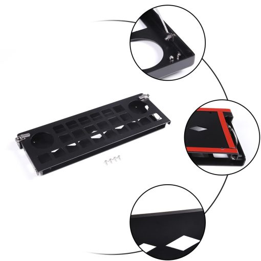 YUECHI para Toyota FJ Cruiser 2007-2021 estante de almacenamiento de aleacion multifuncional para copiloto de coche - Imagen 7