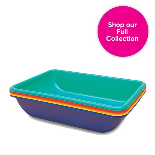 Mesa de Actividades Edushape, Amarillo - Mesa de Arena y Agua para Ninos de 3-5 Anos - Mesa Sensorial Apta para Jugar como Mesa de Agua para Ninos, Mesa de Agua para Ninos Pequenos o Mesa de Arena - Juguetes para Guarderias, Preescolares - Imagen 5