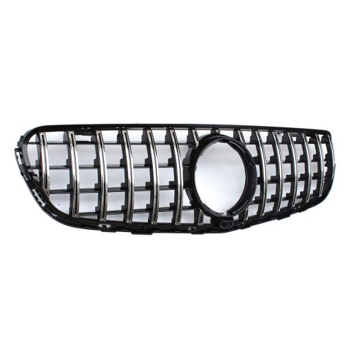 Parrilla Delantera Plateada Estilo AMG para Mercedes Benz GLC Clase W253 GLC300 GLC350 - Imagen 4