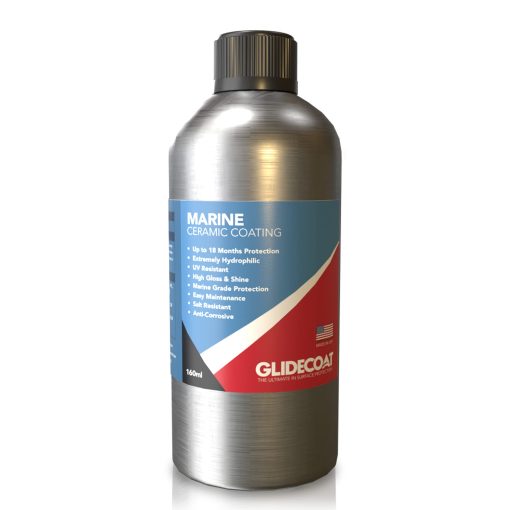 Recubrimiento ceramico marino Glidecoat (160 ml) - Recubrimiento ceramico nano para barcos, coches - Mejor que la cera para coches y mas duradero que un recubrimiento ceramico regular para coches - Recubrimiento extremadamente duradero (160 ml)