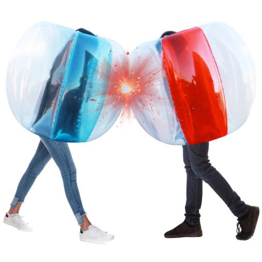 Set de 2 Bolas Gigantes de Hamster para Ninos y Adultos, Bola de Zorb Inflable para Futbol Burbuja para Exterior, Patio, Parque, 47 Pulgadas