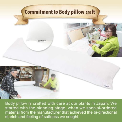 Almohada de Cuerpo Comodo Original de Alta Clase CMD9000 Dakimakura para Anime y Maternidad [Hecha en Japon] (63 x 20 pulgadas (160cm x 50cm)) - Imagen 4