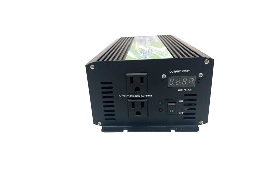 Inversor de Corriente de Onda Sinusoidal Pura de 1500W con Medidor LED de Voltaje de Entrada y Potencia de Salida, Ideal para Coche, Furgoneta y Sistema Solar - Imagen 6