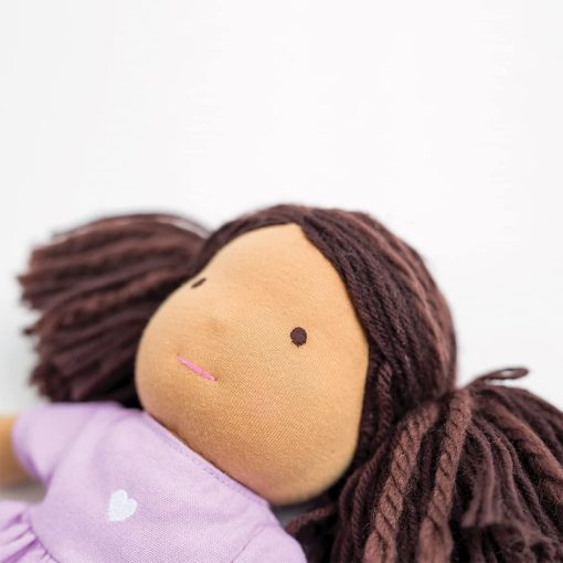 Muneca Lulujo | 10 pulgadas| Calidad heredada| Finos detalles artesanales y trabajo manual detallado| Estilo Waldorf (Mimi) - Imagen 4
