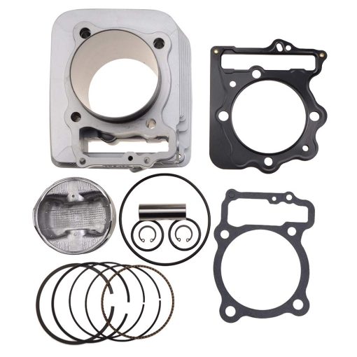 Kit de Cilindro de Gran Diametro 89mm 440CC con Anillos de Piston y Juntas con Bujia de Repuesto para 400X TRX400EX TRX400X 1999-2008 1996-2014 12100-HN1-A7 ATV Quad