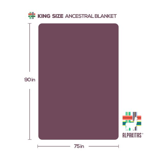 Manta Alpaca ALPAKITAS Inca | Manta tamano King | 90 x 75 pulgadas | Suave, Hipoalergenica y Transpirable | Manta Ecuatoriana Inca | Manta para Exterior (Diseno Ancestral Gris Oscuro) - Imagen 6