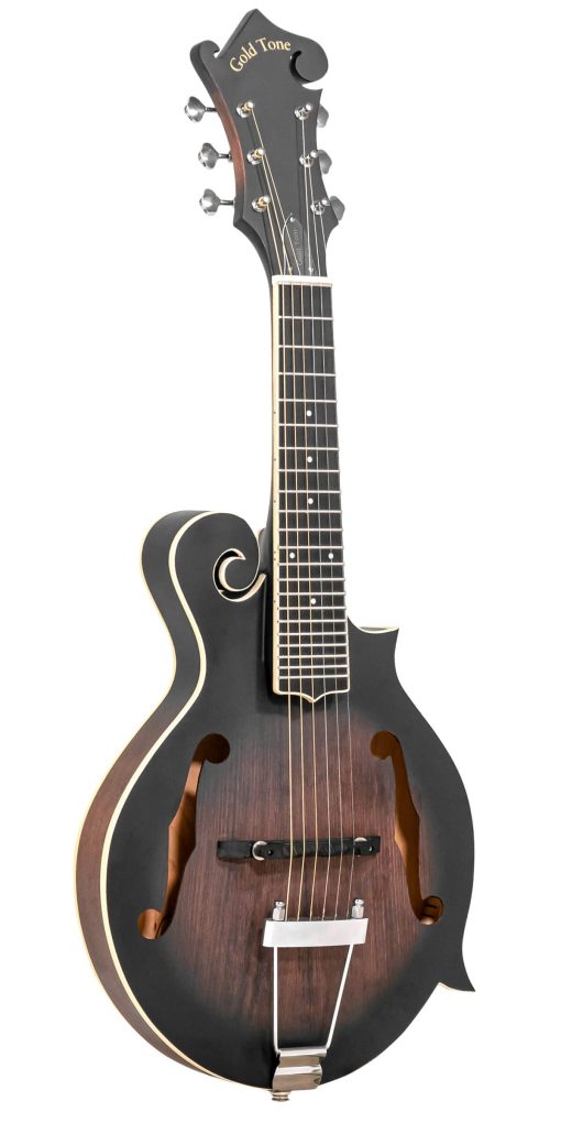 Mandolina de 6 Cuerdas con Tono Dorado, Sunburst (F-6)