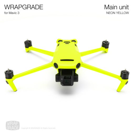 Calcomanias completas para DJI Mavic 3 / Mavic 3 Classic (AMARILLO NEoN) WRAPGRADE - Imagen 2