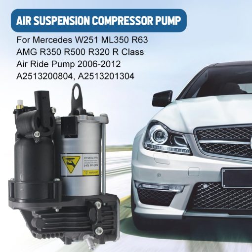 AIRSUSFAT Compresor de Suspension Neumatica para Mercedes-Benz W251 R320 R350 R500 R63AMG 2006-2013 Bomba de Suspension Neumatica 2006-2012 A2513200804, A2513201304 2513202704 - Imagen 6