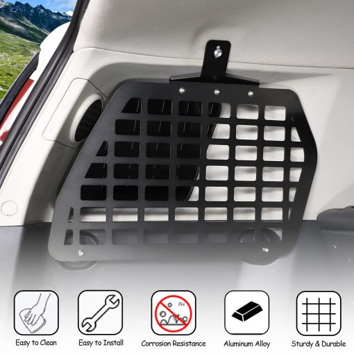 Panel de Almacenamiento de Maletero para Toyota FJ Cruiser 2007-2021, Estante Modular de Carga Trasero Izquierdo Interior para Equipaje, Soporte para Organizador de Vehiculo Trasero (Izquierdo) - Imagen 4