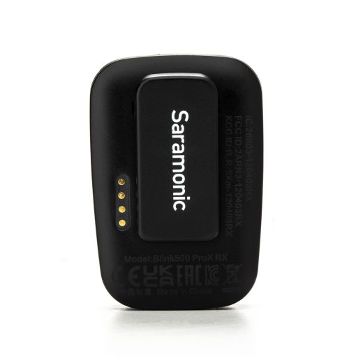 Saramonic Blink 500 Pro X B2 Sistema de Microfono Inalambrico de 2 Personas 2.4GHz con Lavaliers para Camaras, Moviles y Mas, Negro - Imagen 8