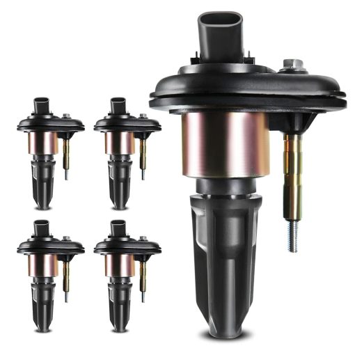 Paquete de 5 Bobinas de Encendido A-Premium Compatible con Chevrolet Chevy Trailblazer 2002-2005 4.2L, GMC Canyon 2004-2006 2.8L 3.5L, Envoy 2002-2005 4.2L, Hummer Isuzu Saab