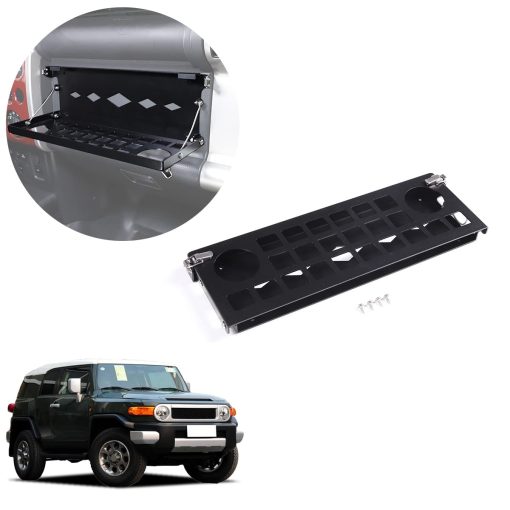 YUECHI para Toyota FJ Cruiser 2007-2021 estante de almacenamiento de aleacion multifuncional para copiloto de coche - Imagen 9