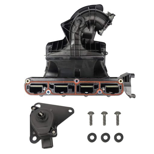 Multiple de Admision del Motor con Valvula de Control de Flujo Compatible con Jeep Patriot Compass 2007-2017 / Dodge Caliber Avenger Journey 2007-2011 / Chrysler Sebring 2007-2009 Reemplazo # 4884495AK 911-902 4884495AH