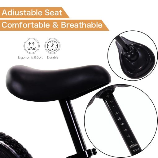 Bicicleta de Equilibrio SIMEIQI de 12" para Ninos y Ninas de 2 a 5 Anos Sin Pedales Bicicleta de Entrenamiento de Equilibrio para Ninos Pequenos - Imagen 5