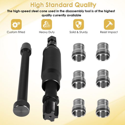 Herramienta de Extraccion e Instalacion de Manga de Inyector con Kit de Piezas para Caterpillar Cat 3126B C7 C9 con Inyectores Estilo HUEI de Yoursme - Imagen 7