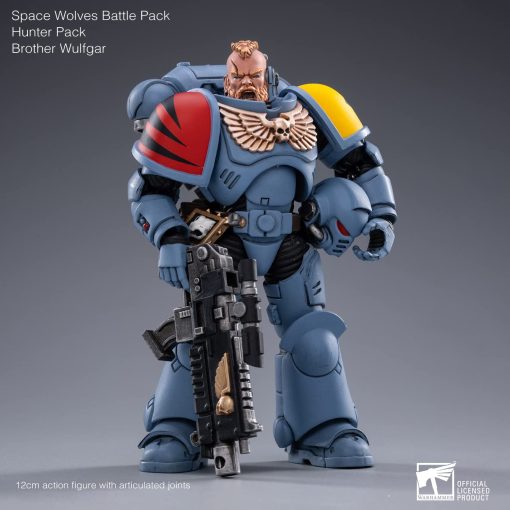 Figura de Accion JoyToy Warhammer 40K 1/18 Space Wolves Battle Hunter Pack (Conjunto de 4 Figuras) - Imagen 5